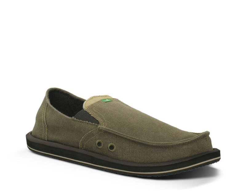 Sanuk Pick Pocket Men's Shoes Brown | Canada 245WNB